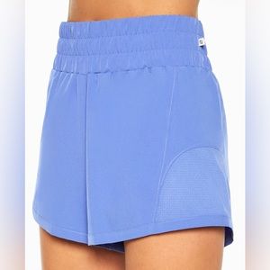 NWT Marika FIT Ceres Periwinkle Blue Running Workout Shorts Size M 3.25” Inseam